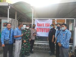Viral Kerumunan Live Music, Kafe di Padang Disegel Satpol PP