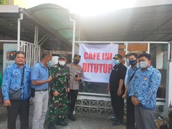 Viral Kerumunan Live Music, Kafe di Padang Disegel Satpol PP