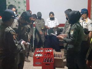 577 Botol dan Kaleng Miras Diamankan di Kota Probolinggo Jelang Nataru