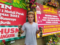 Kisah Partin, Peraih Tiga Emas Peparnas 2021 yang Diarak di Kampung Halaman