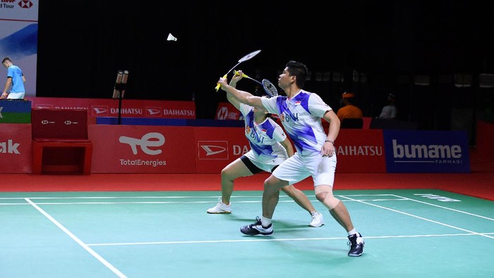 Praveen/Melati maju ke semifinal BAC 2022. Rinov/Melati kandas. (Foto: Dok. Humas PP PBSI)