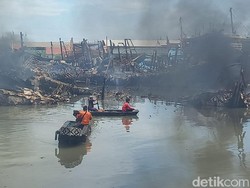 Tim Labfor Polda Jateng Usut Kebakaran Belasan Kapal Pelabuhan Kota Tegal