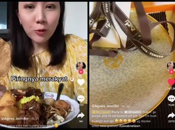 Crazy Rich Agnes Jennifer Balas Telak Netizen yang Sindir Piring Micin Miliknya