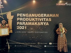 Gubernur Sumsel Raih Penghargaan Paramakarya 2021 dari Kemnaker