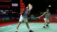 Momen Kevin/Marcus Menangi Duel Merah Putih: Ada Akrobat Tangan!