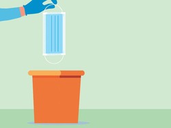 Jangan Langsung Dibuang, Ini Cara Tepat Kelola Limbah Masker Medis