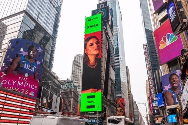 Raisa Andriana menjadi cover playlist Equal di Spotify pada Juli 2021/Foto: Instagram.com/Raisa6690