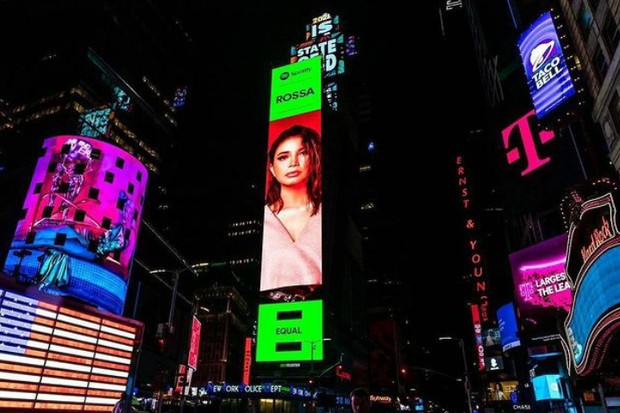 Rossa menjadi cover playlist Equal di Spotify pada Agustus 2021/Foto: Instagram.com/Itsrossa910