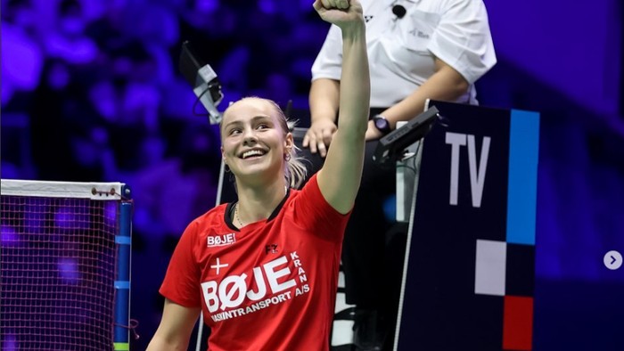 Alexandra Boje antusias kembali ke Istora Senayan. (Foto: Instagram @alexandraboje)