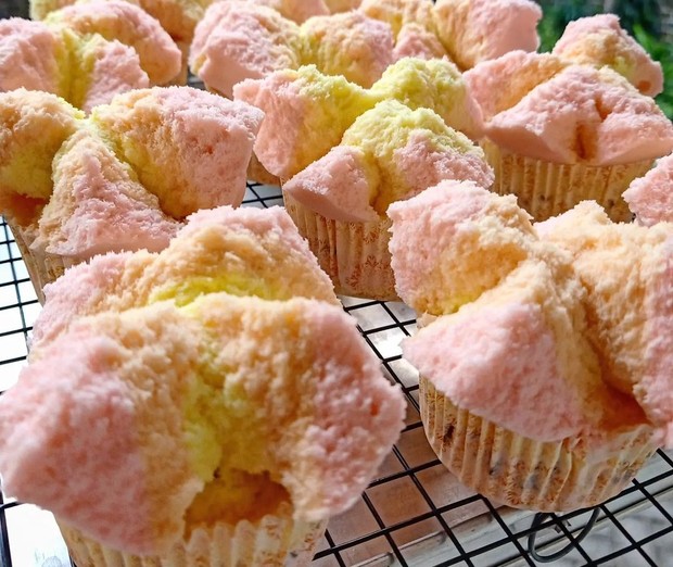 Bolu kukus mekar/ Foto: Instagram.com/liliana.wijaya86 Bolu kukus mekar/ Foto: Instagram.com/liliana.wijaya86