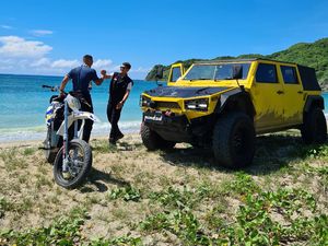 Garang! Maung dan Motor Listrik Pindad Mejeng di Mandalika