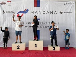 Tampil Sip di Kejuaraan Jetski, Aurora Bikin Bangga Keluarga