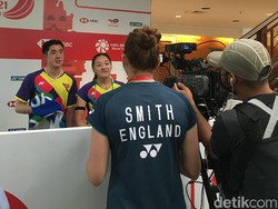 Ketika Pebulutangkis Lauren Smith Belajar Jadi Jurnalis