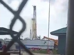 Semburan Sumur Pertamina EP Bojonegoro Keluarkan Bau Menyengat Berhasil Ditutup