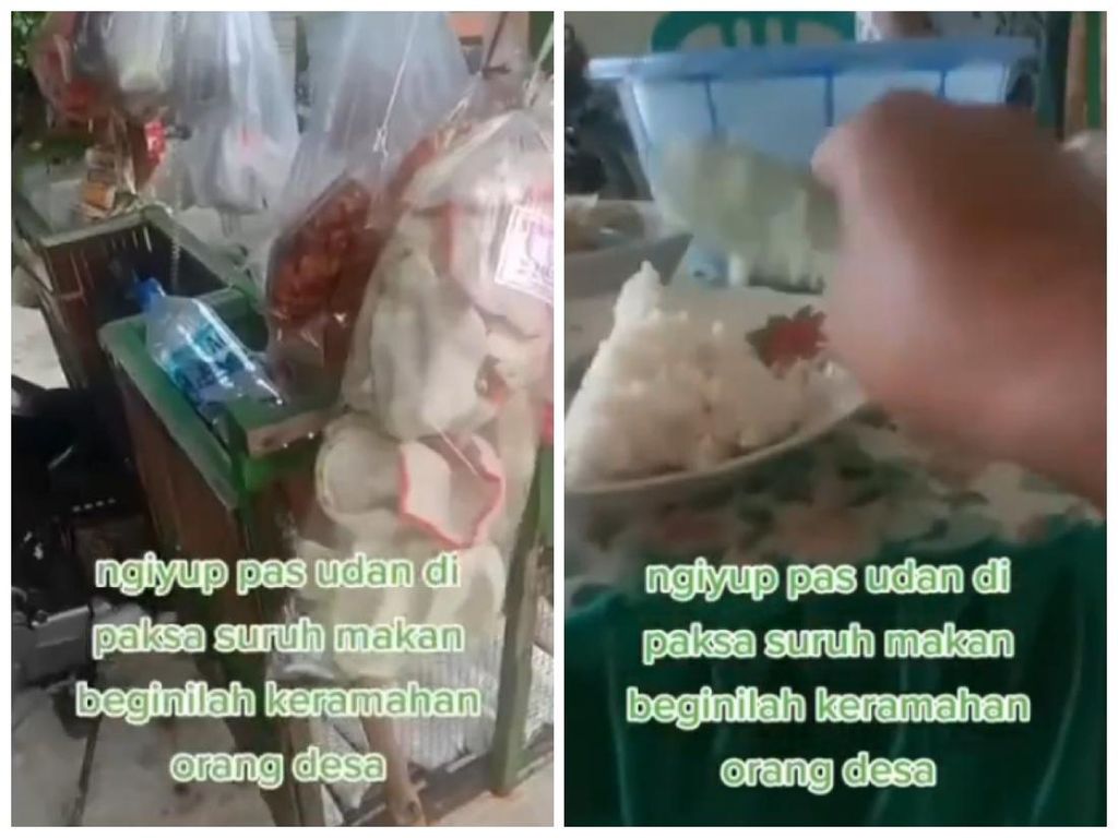 Numpang Neduh, Tukang Sayur Ini Disuguhi Banyak Makanan oleh Tuan Rumah Numpang Neduh, Tukang Sayur Ini Disuguhi Banyak Makanan oleh Tuan Rumah