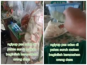 Numpang Neduh, Tukang Sayur Ini Disuguhi Banyak Makanan oleh Tuan Rumah Numpang Neduh, Tukang Sayur Ini Disuguhi Banyak Makanan oleh Tuan Rumah
