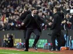 Steven Gerrard Datang, Aston Villa (Akhirnya) Menang