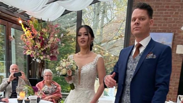 Momen Pernikahan Gracia Indri dan Jeffrey di Belanda