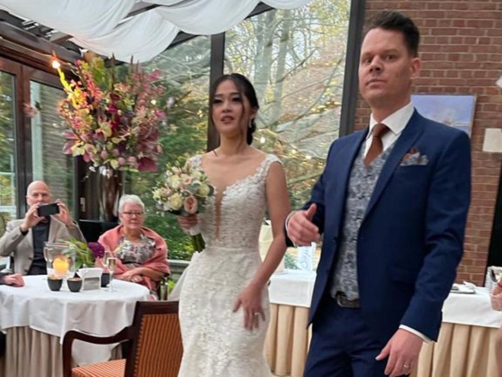 Momen Pernikahan Gracia Indri dan Jeffrey di Belanda