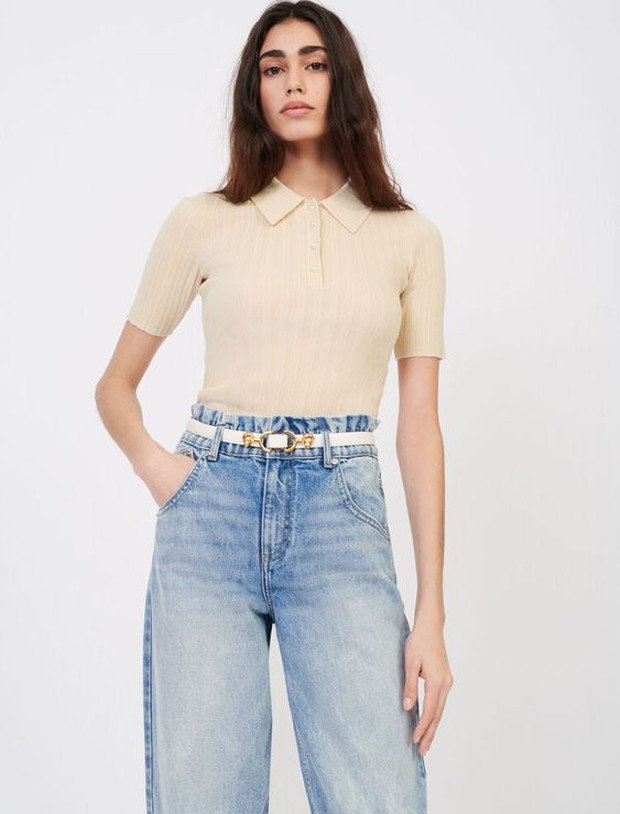 Pinterest.com/maje Pakailah knit polo