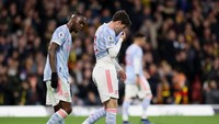 MU akhirnya tertunduk malu karena kalah 1-4 dari Watford, tim promosi yang sedang bergulat di papan bawah. (Foto: Getty Images/Alex Pantling)