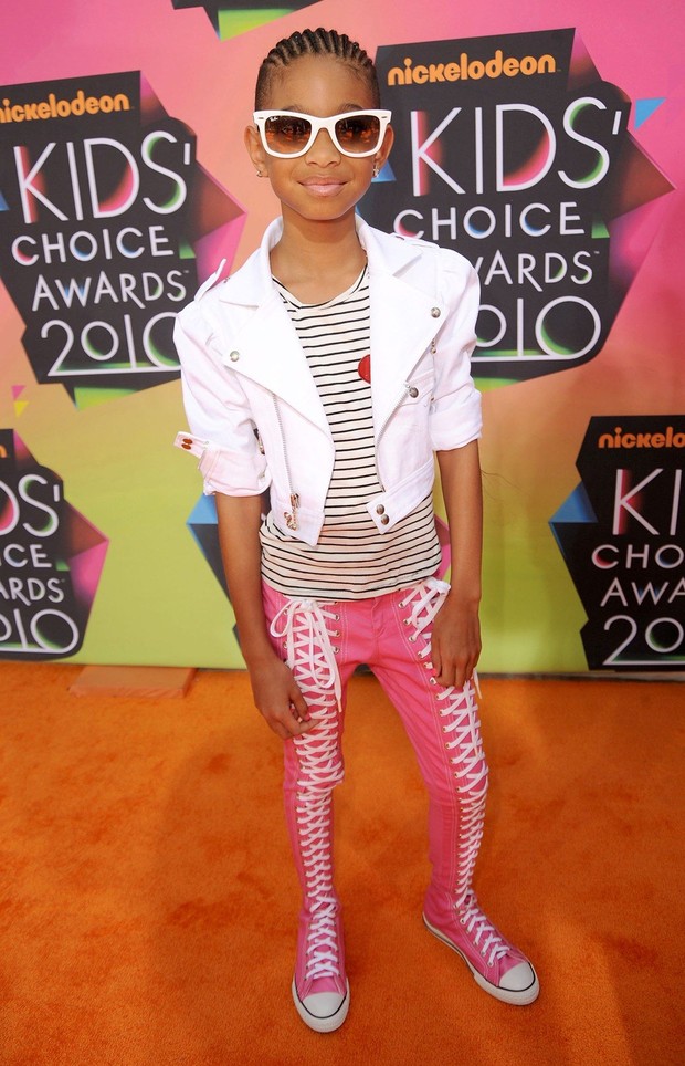 Foto: pinterest.com/W Magazine Gaya Willow Smith saat kecil/