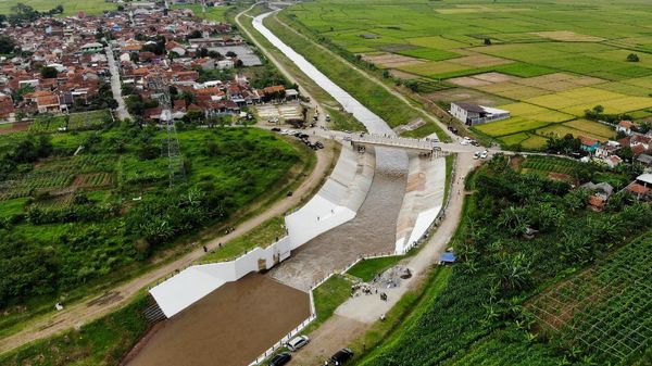Intip Proyek Sodetan Cisangkuy Sang Pengendali Banjir