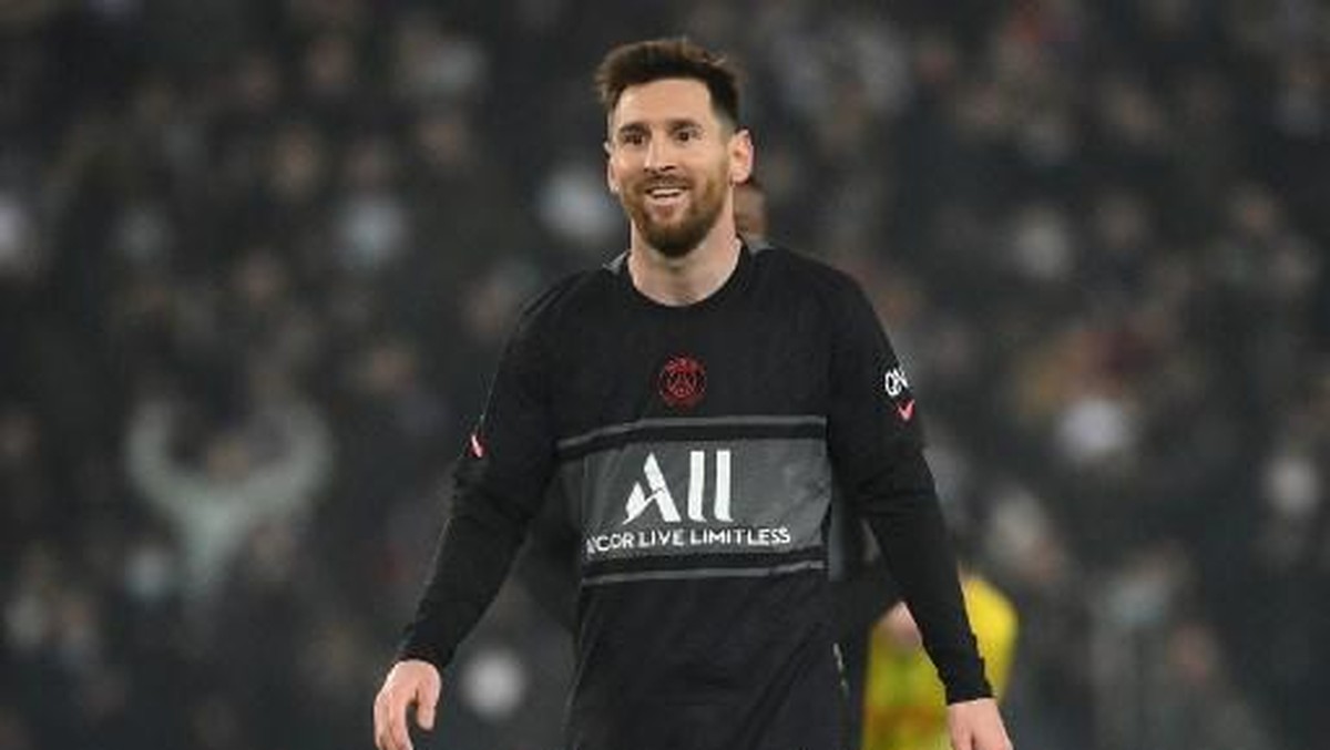 Striker Paris Saint-Germain, Lionel Messi. (Foto: FRANCK FIFE/AFP)
