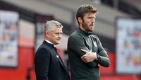 Carrick sendiri terbilang masih hijau di dunia kepelatihan. Tapi Solskjaer kabarnya percaya penuh pada salah satu mantan rekan satu timnya itu. (Foto: Getty Images/Pool)
