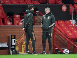 Bisa dibilang Carrick adalah salah satu orang kepercayaan Ole di MU. (Foto: Getty Images/Pool)
