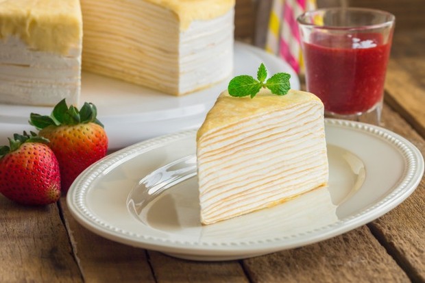 Mille crepe cake menjadi dessert yang digemari banyak masyarakat/Foto: Freepik.com/Oktober22 Mille crepe cake menjadi dessert yang digemari banyak masyarakat/Foto: Freepik.com/Oktober22