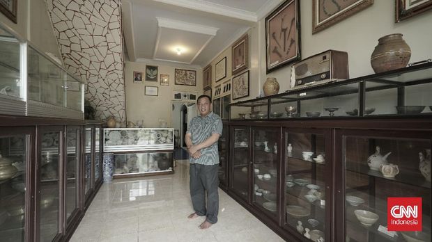Penjaga Museum Sri Serindit, Zaharuddin.