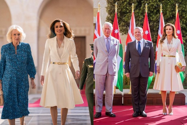 Ratu Rania dengan Tas dari Louis Vuitton Ratu Rania dengan Tas dari Louis Vuitton