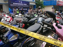 Bubarkan Balap Liar, Polisi Trenggalek Amankan 67 Sepeda Motor
