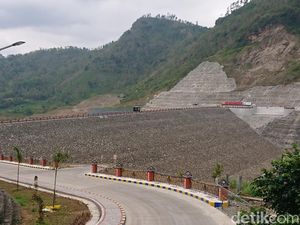 Bendungan Tugu di Trenggalek Siap Diresmikan Presiden Jokowi