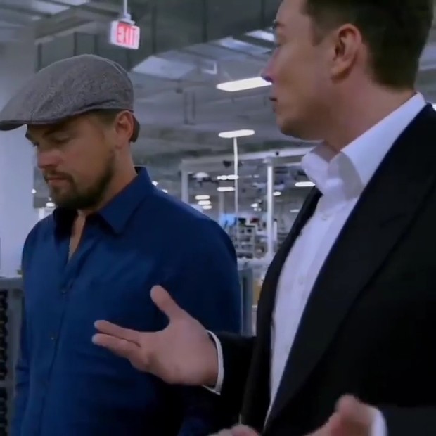 Elon Musk dan Leonardo DiCaprio