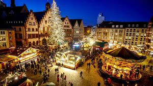 Gemerlap Pasar Natal di Jerman Saat Eropa Dihajar Gelombang Corona