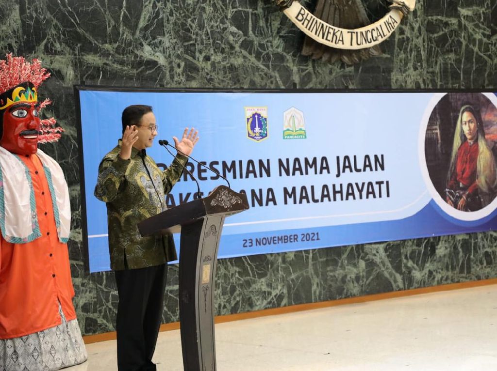 Anies Ganti Nama Jalan Inspeksi Kalimalang Jadi Jalan Laksamana Malahayati Anies Ganti Nama Jalan Inspeksi Kalimalang Jadi Jalan Laksamana Malahayati