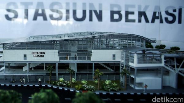 Begini Wajah Stasiun Bekasi Usai Bersalin Rupa