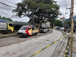 detikcom Do Your Magic: Ada Perbaikan Jl Perancis Tangerang, Lalin Dibuat Satu Arah