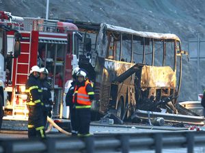 Penampakan Bus Maut yang Tewaskan 45 Orang di Bulgaria