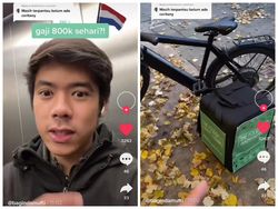 Jadi Pengantar Makanan, Pelajar Indonesia di Belanda Dapat Rp 7 Juta/Bulan