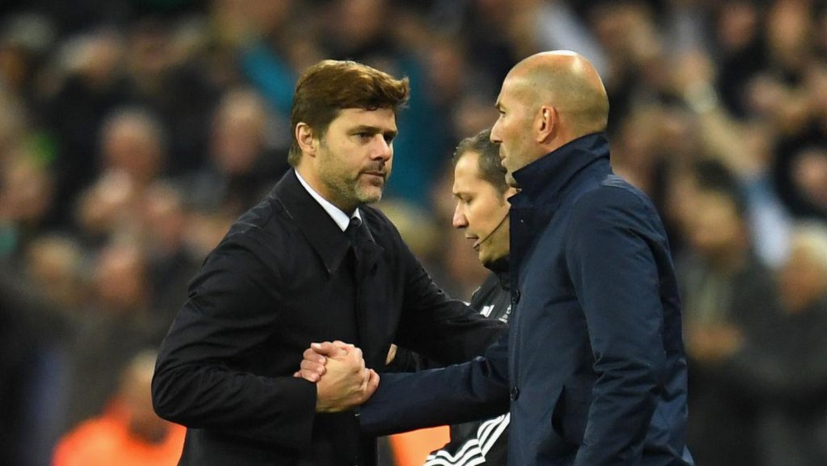 Pelatih PSG Mauricio Pochettino menanggapi rumor dia akan digantikan Zinedine Zidane. (Foto: (Getty Images/Mike Hewitt))