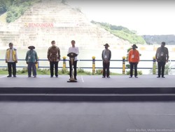 Resmikan Bendungan Karalloe Gowa, Jokowi Yakin Banjir Jeneponto Berkurang