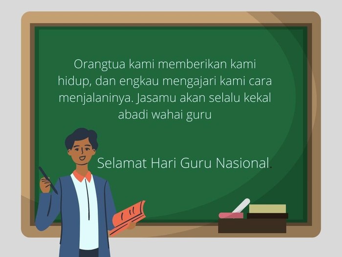 Ucapan selamat hari guru nasional 2022