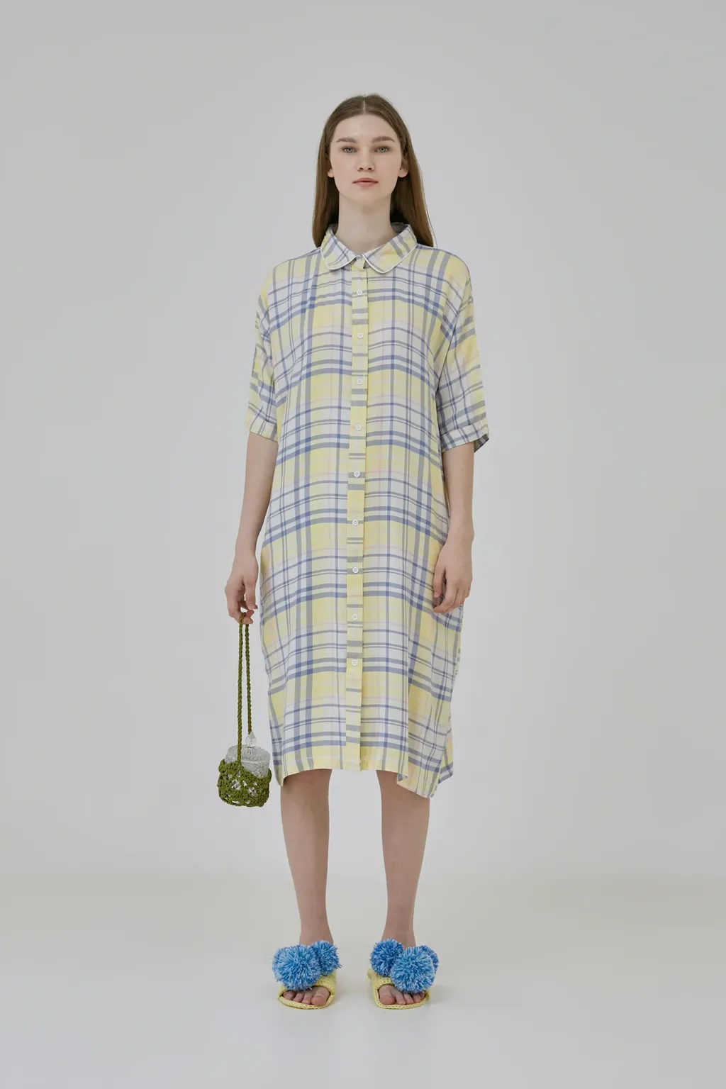 ARGYLE AND OXFORD - La Lune Dress - Blue