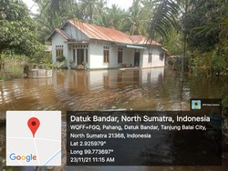 Sudah 4 Hari, Banjir Masih Rendam Tanjungbalai Sumut