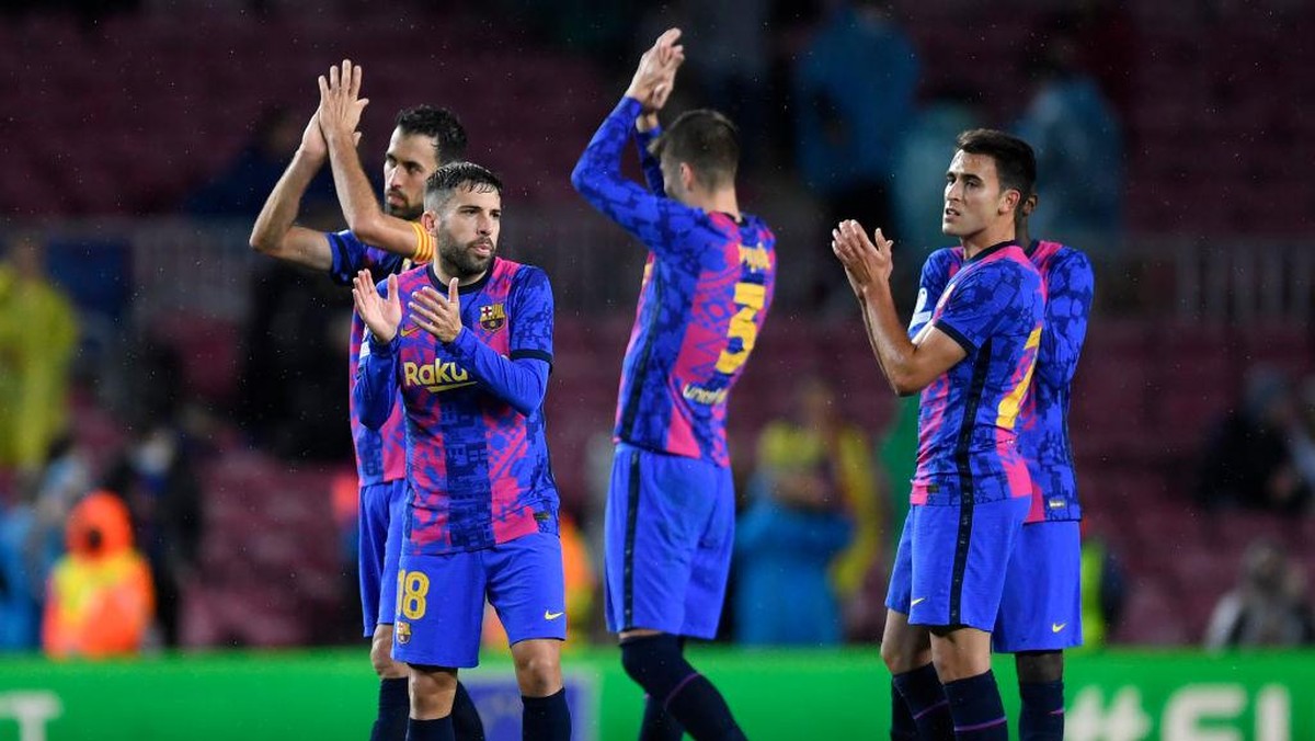 Barcelona bisa kembali alami kesulitan di Liga Europa. Foto: (Getty Images/Alex Caparros)