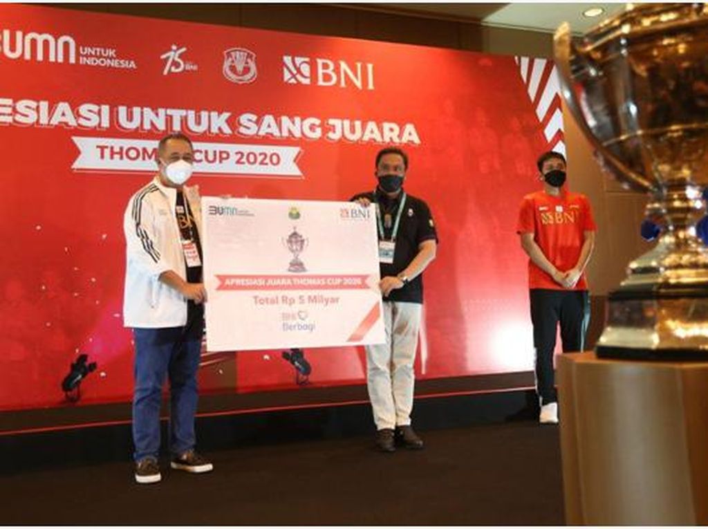 BNI Apresiasi PBSI & Dukung Atlet Bulu Tangkis RI di Indonesia Open