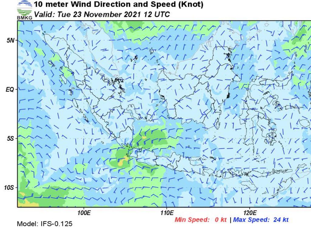 Kecepatan Angin Kencang Jakarta Semalam Ternyata Capai 46 Km/Jam